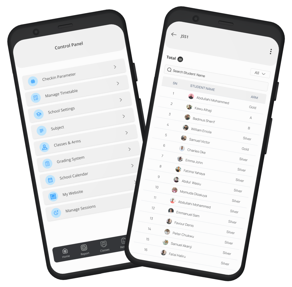 SchoolNotion dashboard